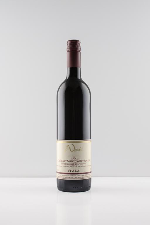 2018er Bockenheimer Heiligenkirche Cabernet Sauvignon Rotwein QW trocken, Gästeweinhaus Wendel, Bockenheim an der Weinstraße