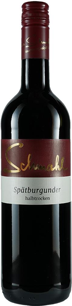 2021er Rheinhessen Blauer Spätburgunder Qualitätswein halbtrocken 0,75l, Weingut Schmahl, Lonsheim