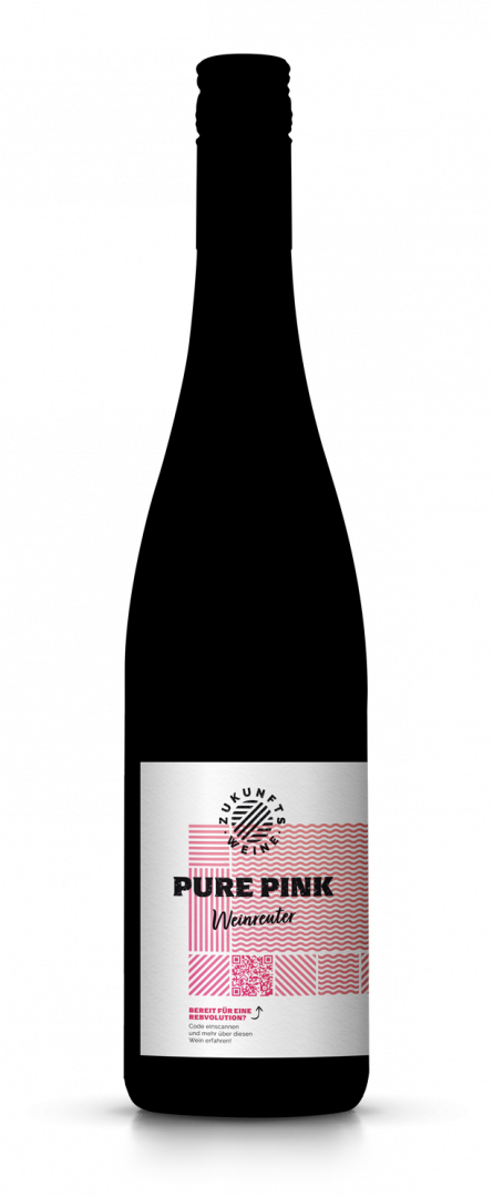 2022er Zukunftswein Pure pink feinherb, BioWeingut Weinreuter, Leingarten