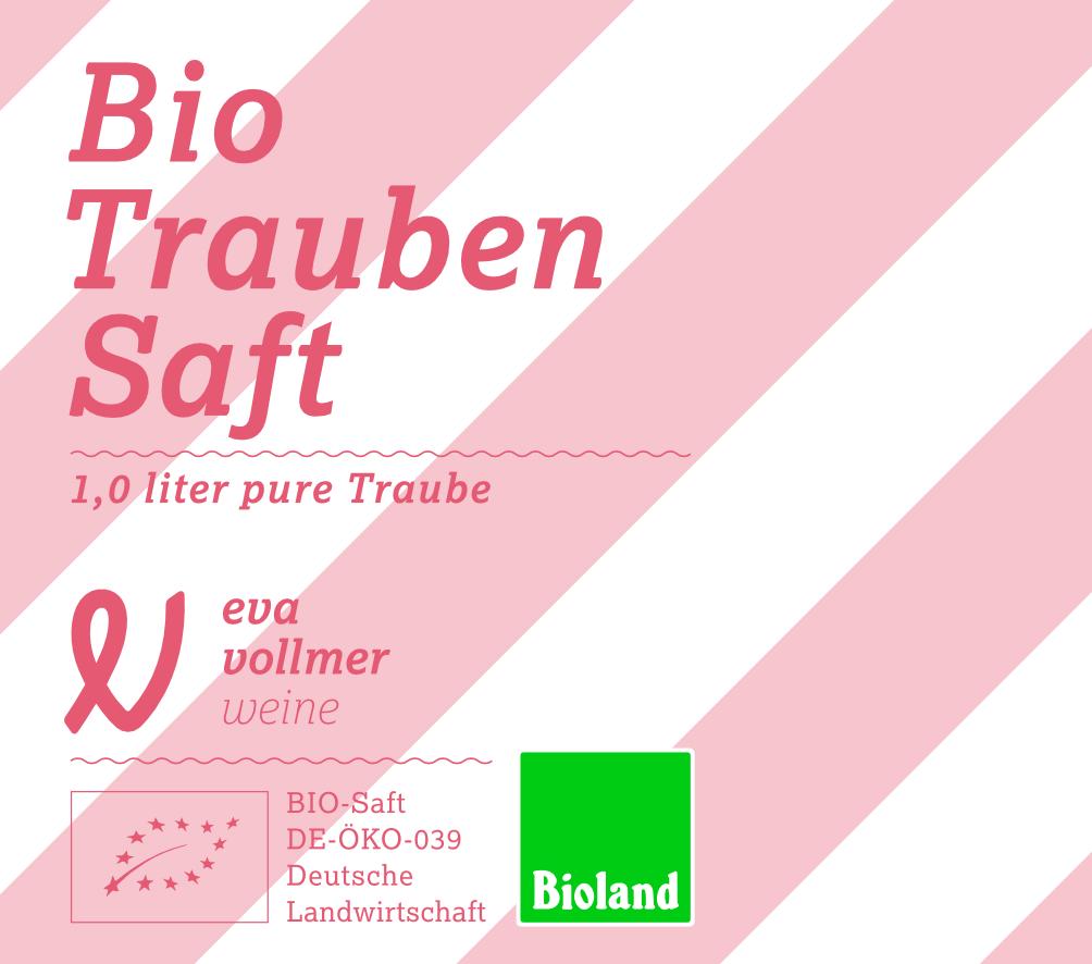 Bild von 2024er Bio-Traubensaft aus der Zukunftsrebe Regent rot 1l