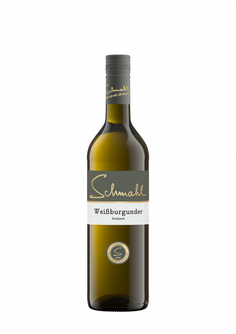 2025er Rheinhessen Weissburgunder Qualitätswein feinherb 0,75l, Weingut Schmahl, Lonsheim