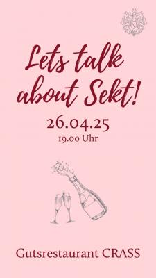 Großansicht Lets talk about Sekt