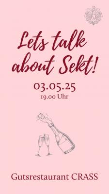 Großansicht Lets talk about Sekt