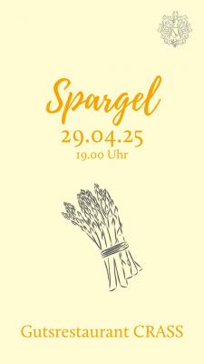 Großansicht Spargelmenü